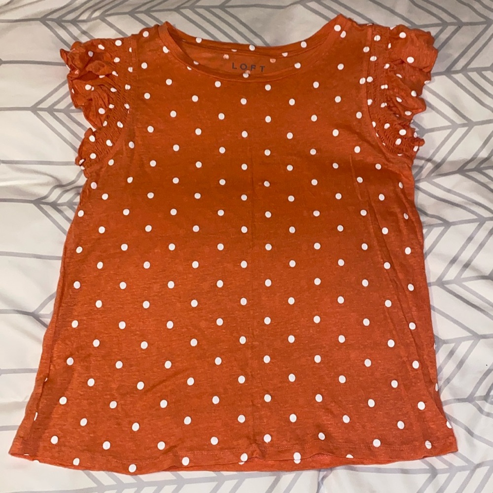 Loft linen top, size medium